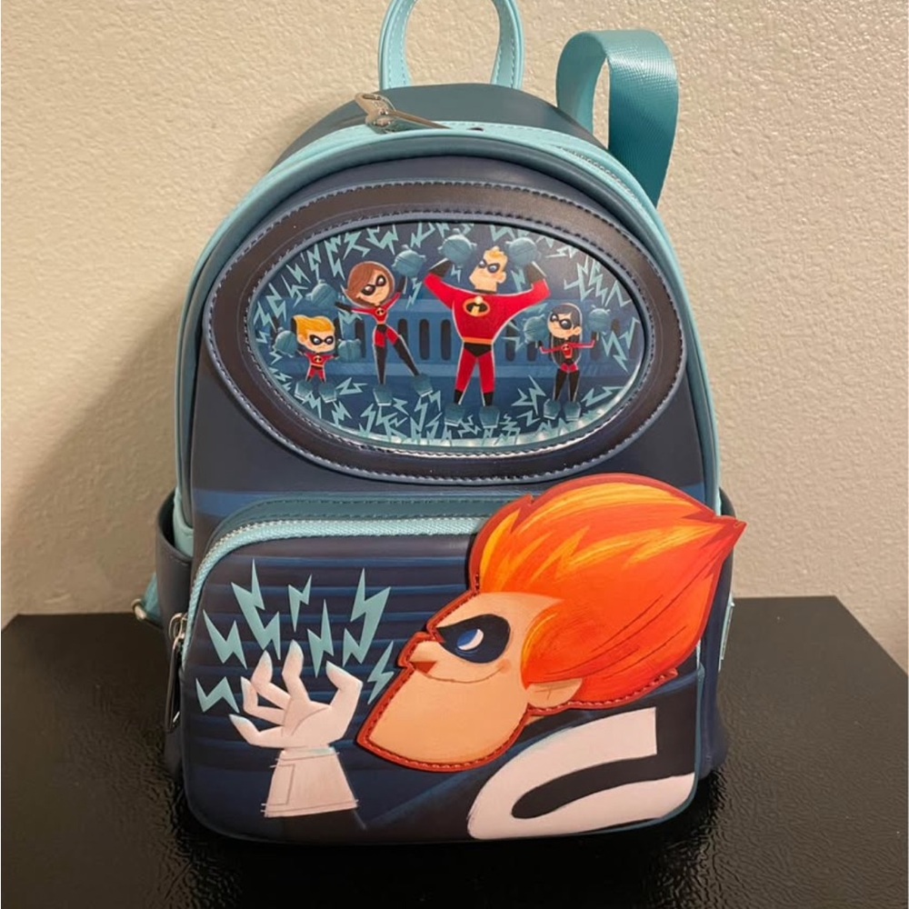 The Incredibles Kids Blue Character Backpack